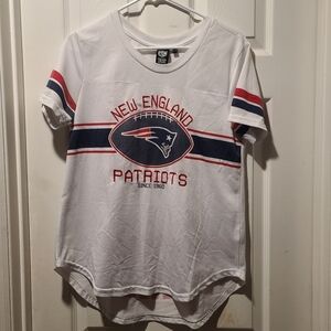Women's NFL Patriots Mesh Jersey T shirt (B4-X)